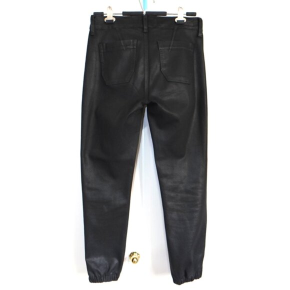 PAIGE Mayslie jogger in black Fog Luxe Coating 27" - Picture 9 of 12